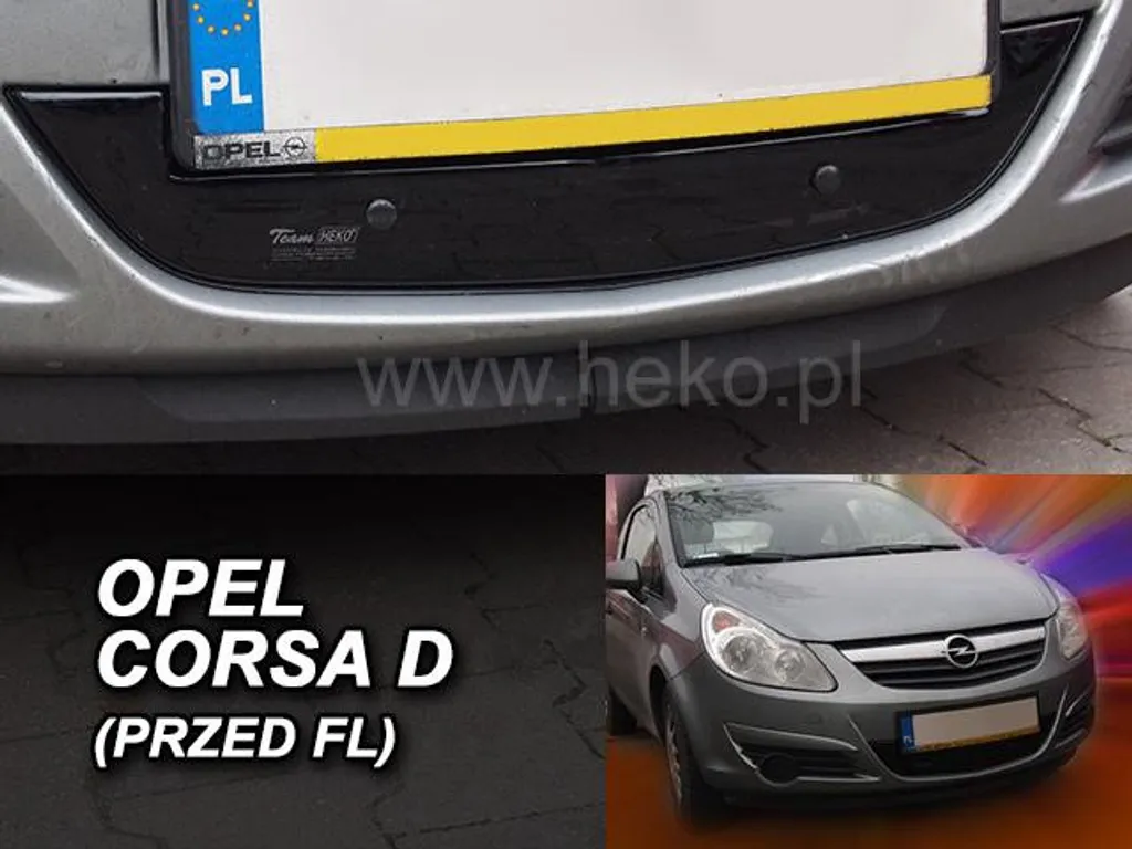 Cache-radiateur d'hiver Opel Corsa D pour rouler par grand froid