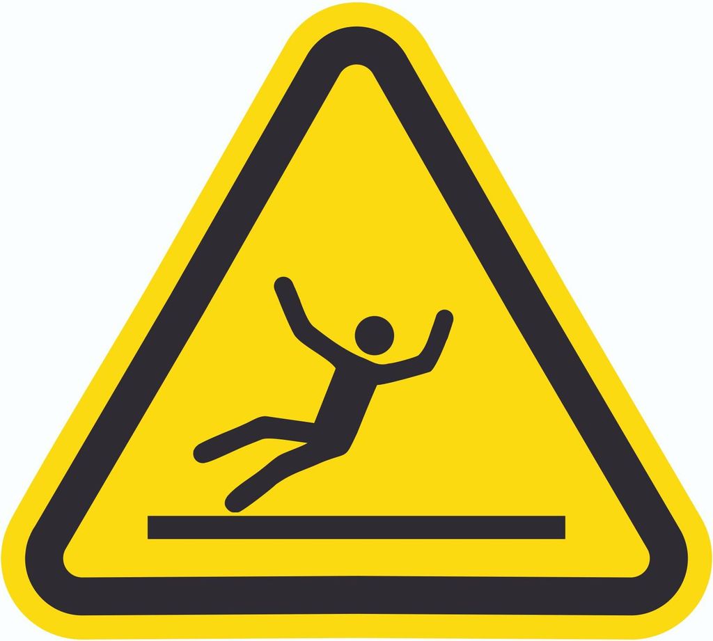 Vorsicht Bei Nässe Rutschgefahr Aufkleber Dreieck D400mm