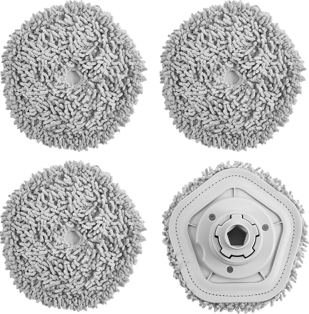 INF Wischmopp-Pads Ersatz für Dreame W10/W10 Pro (4er-Pack)