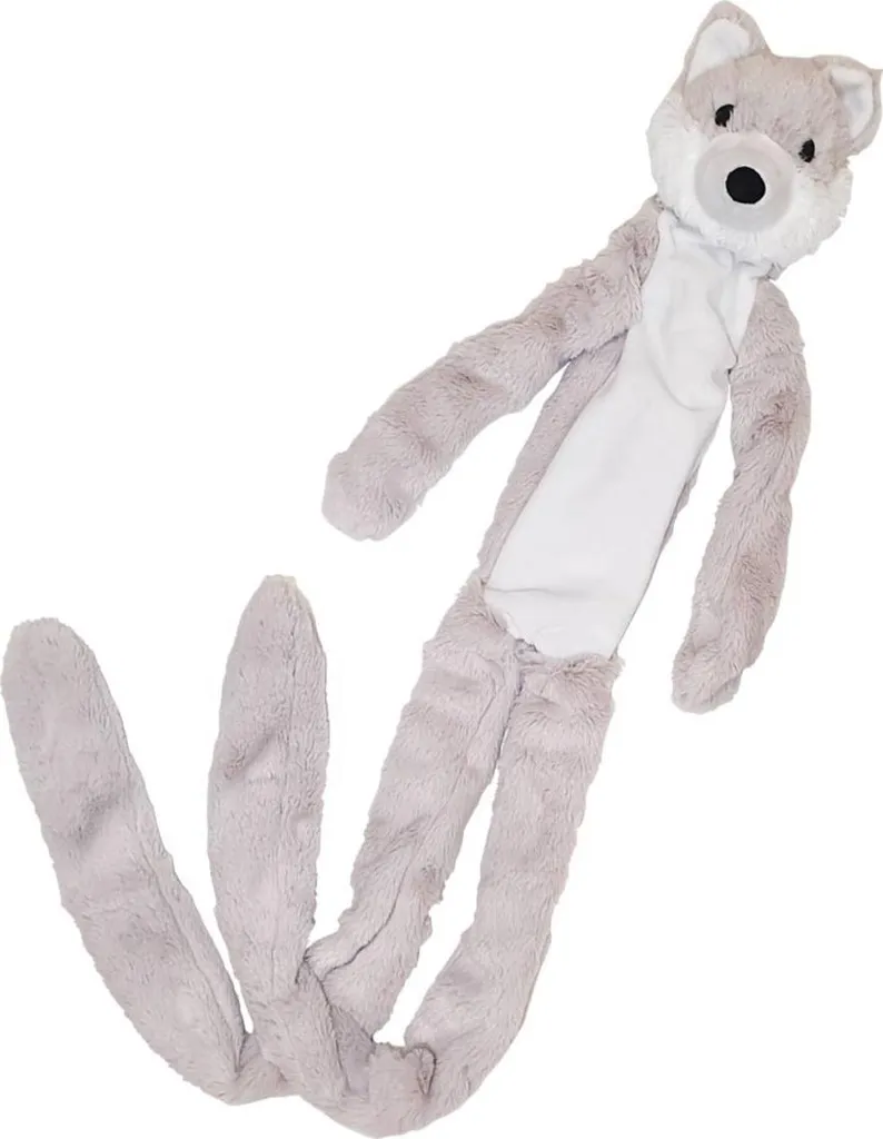 Peluche pour chien Nobby Long Wolf - Jouet long et souple sans rembourrage - 2