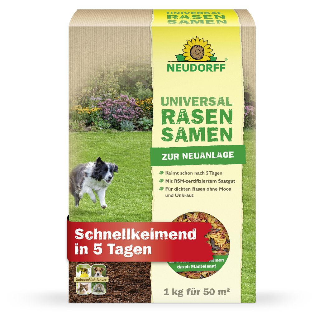 Neudorff UniversalRasenSamen 1kg schnellkeimend für die Produktbild 