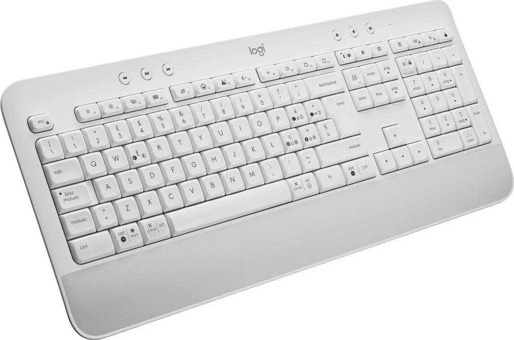 Logitech K650 Kabellose Tastatur Bluetooth/USB Italienisch Produktbild 