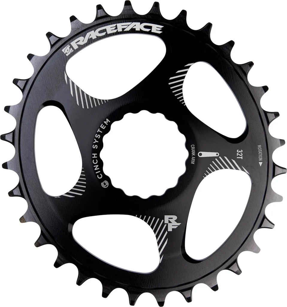 Race Face Cinch Oval Plateau de Pédalier 28T Noir pour VTT de Descente