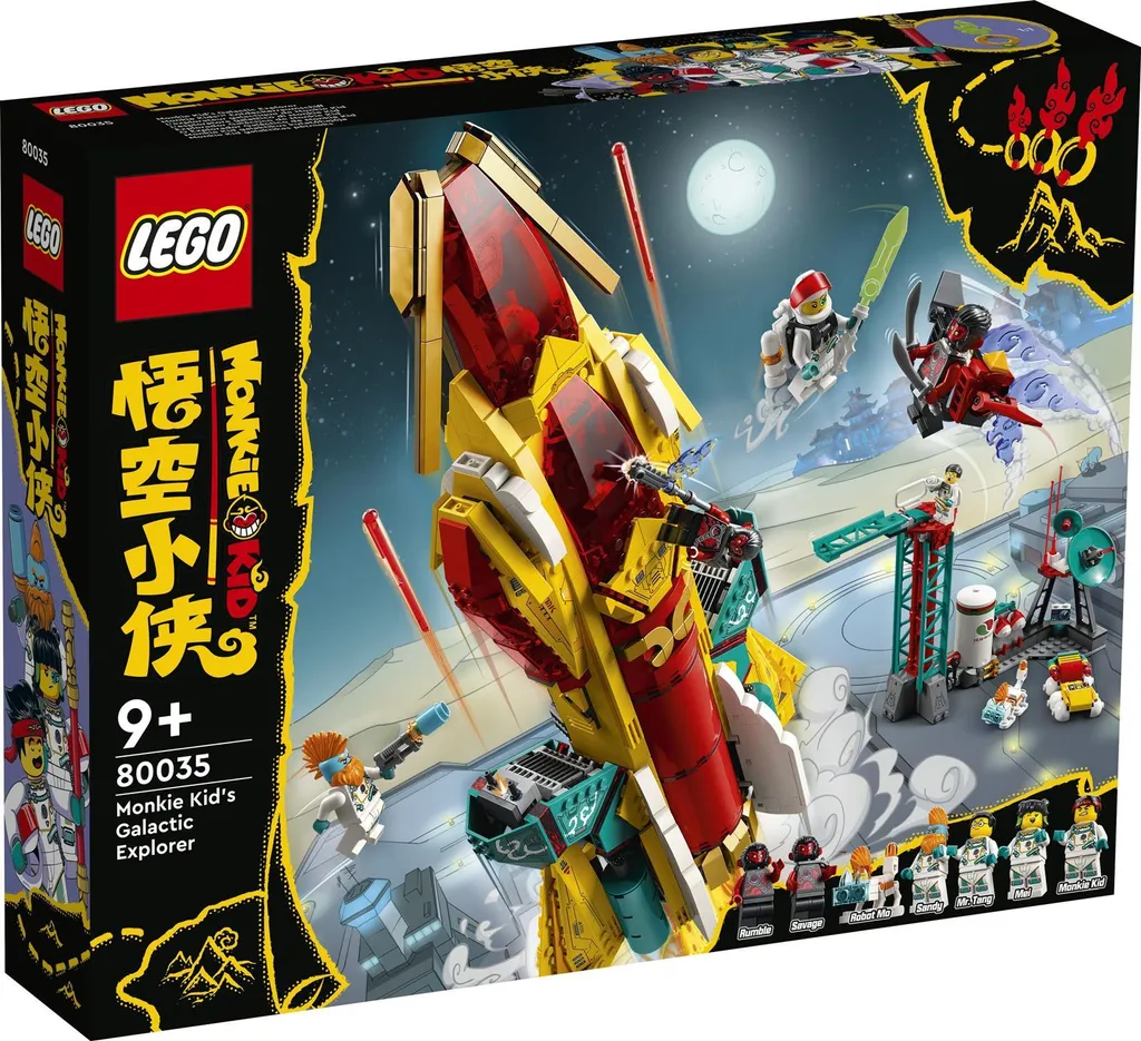 Jeu de construction vaisseau spatial LEGO Monkie Kid 80035 complet