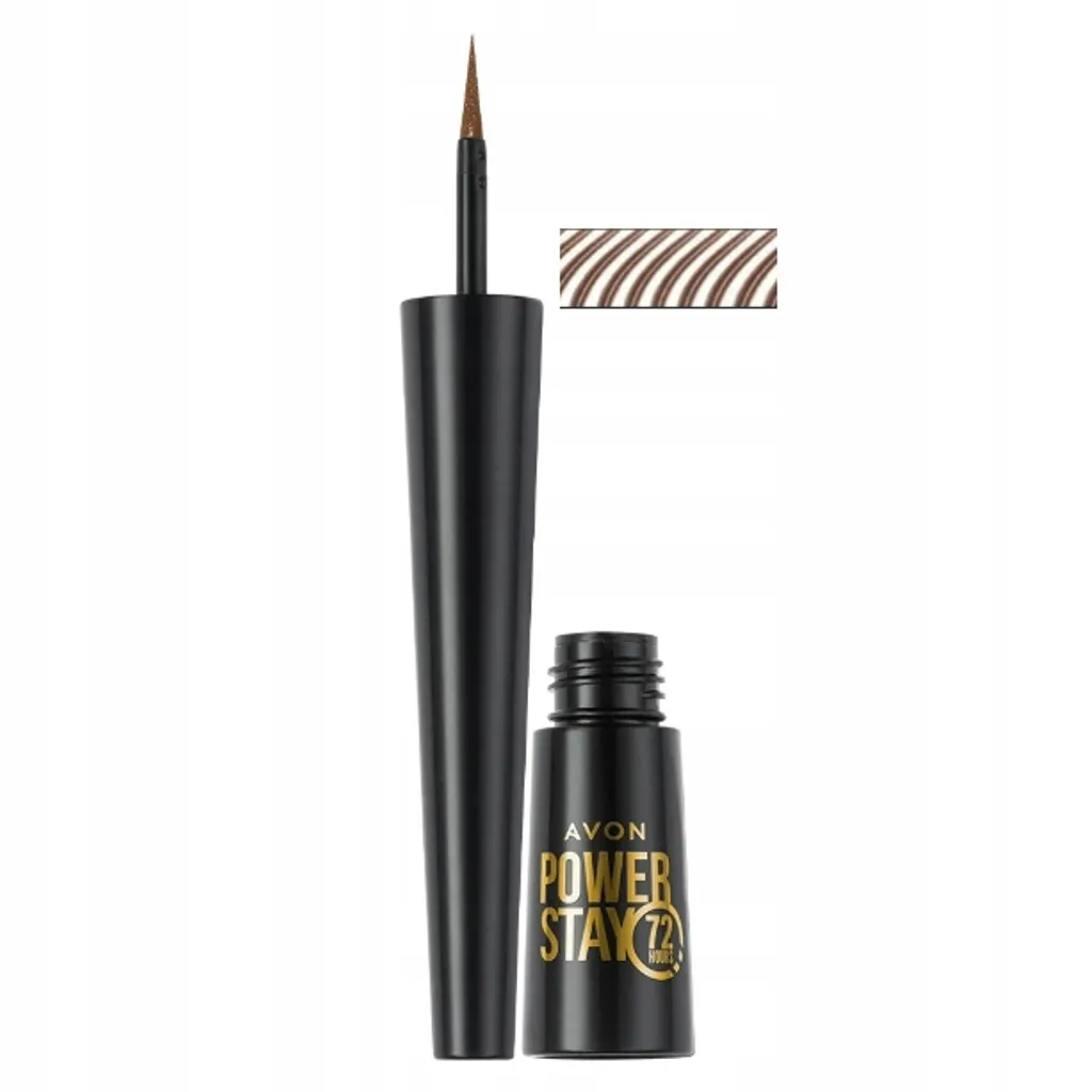 AVON Crayon à sourcils longue tenue 72H brun foncé Power Stay précis