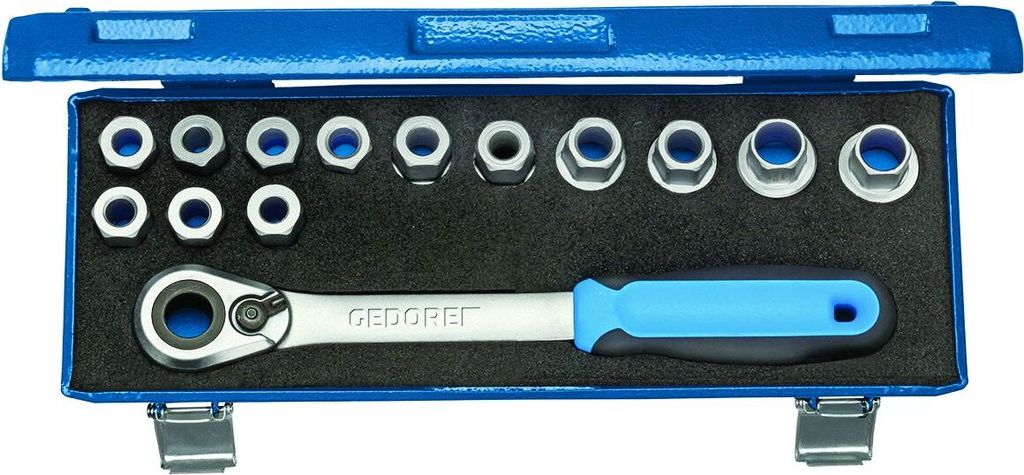 GEDORE 19 SKU-20 Steckschlüssel-Satz 1/2", 14-teilig, 10-24 mm, 2521563