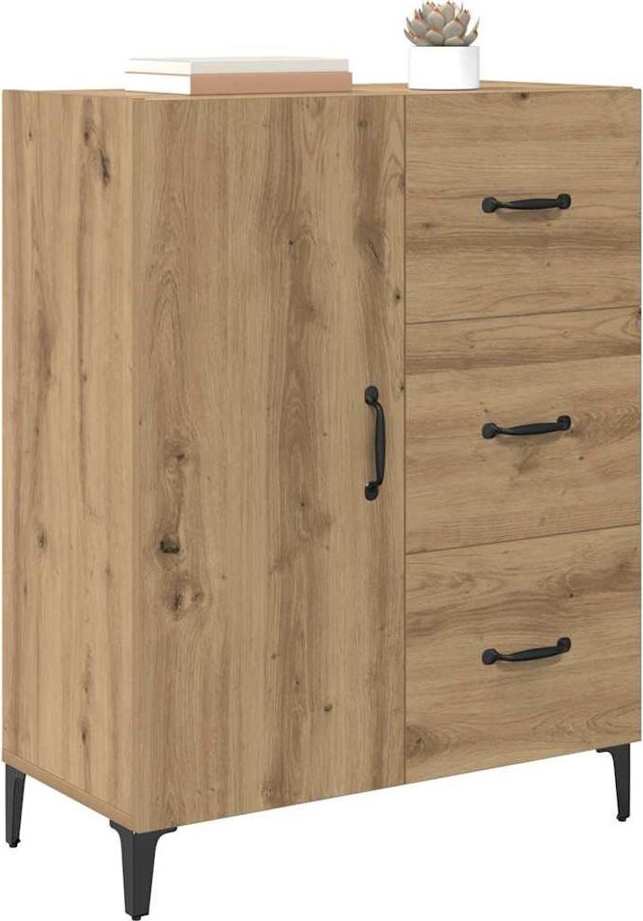 Stabli Sideboard Artisan-Eiche 69,5 x 34 x 90cm Holzwerkstoff - DE590529 - Kommoden