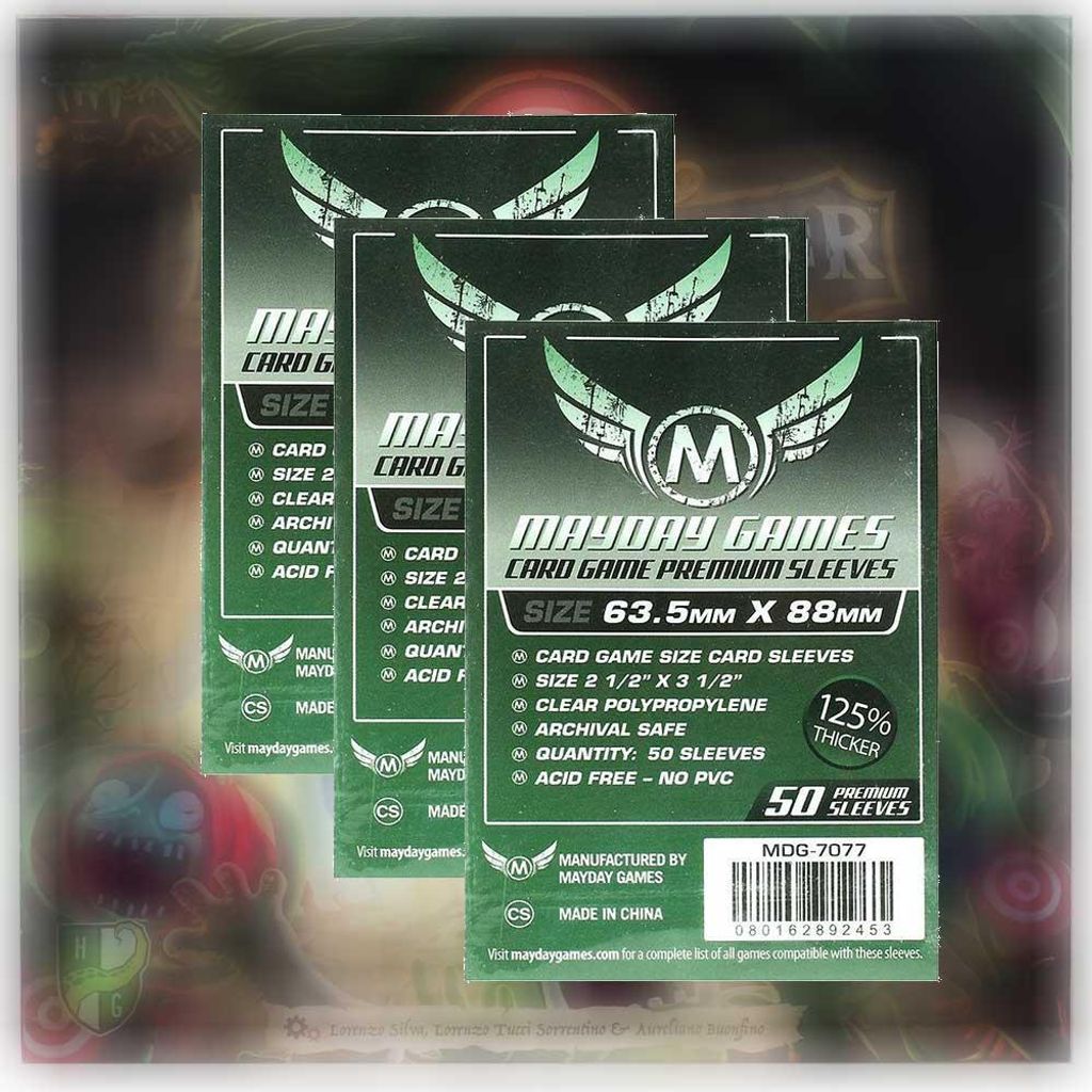 Mayday Premium Sleeves Hüllen 7077 Vorteilspack für Dungeon Fighter