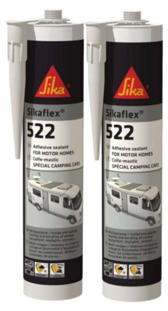 SIKA Sikaflex 522 Caravan - Weiß - 300ml - 2er-Set SIKA Produktbild 