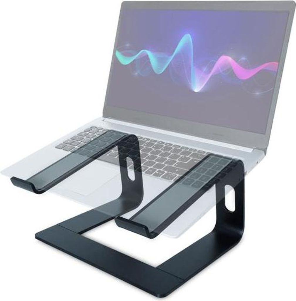 keepdrum RS102BK Support d'ordinateur portable noir Image du produit 