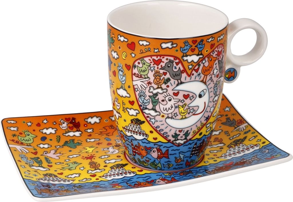 Goebel James Rizzi The Romance of the Sea Künstlertasse mit Produktbild 