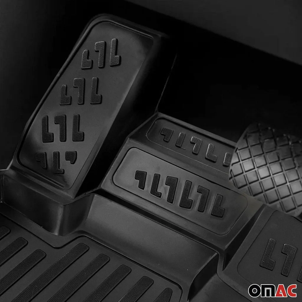 2008-2013 Seat Exeo Tappetini personalizzabili TPE Nero 4 pz - 6