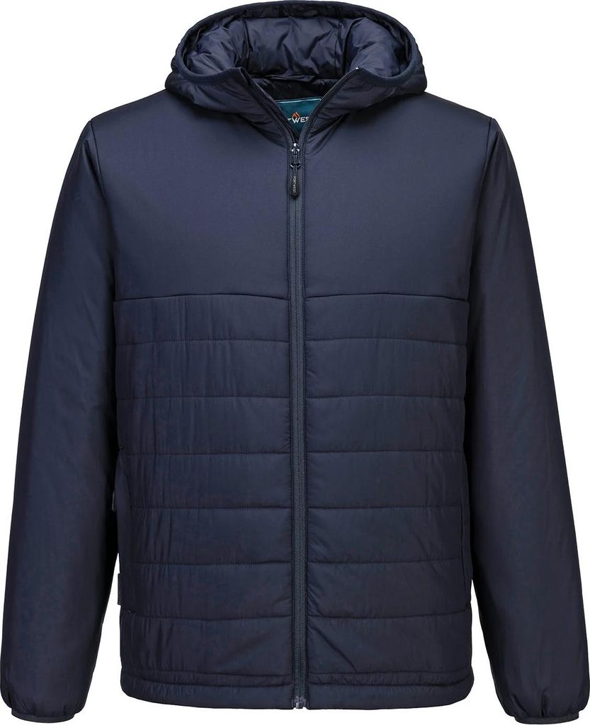 Portwest - "Professional" Steppjacke für Herren, mit Kapuze, Isoliert RW11024 (XL) (Marine)