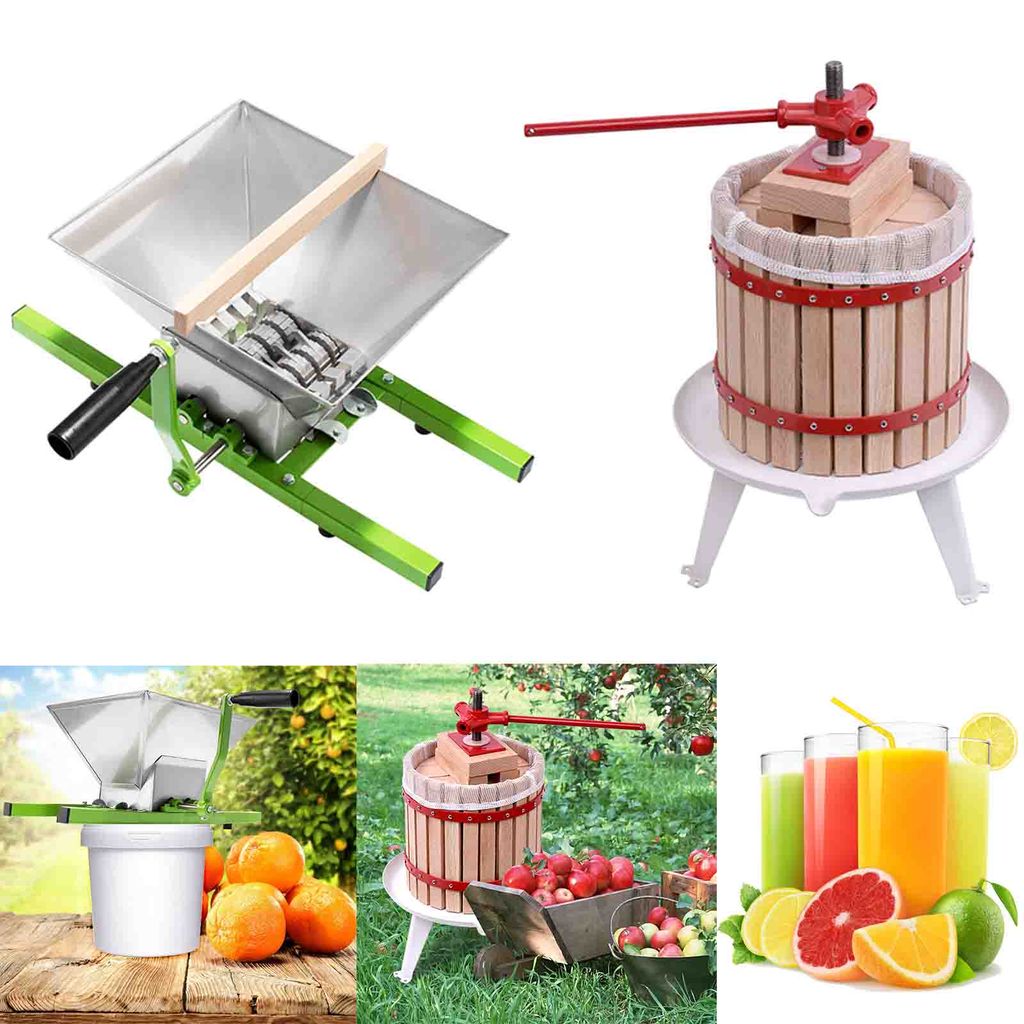 LARS360 Broyeur de fruits 7L Broyeur de raisins Presseur de Image du produit 