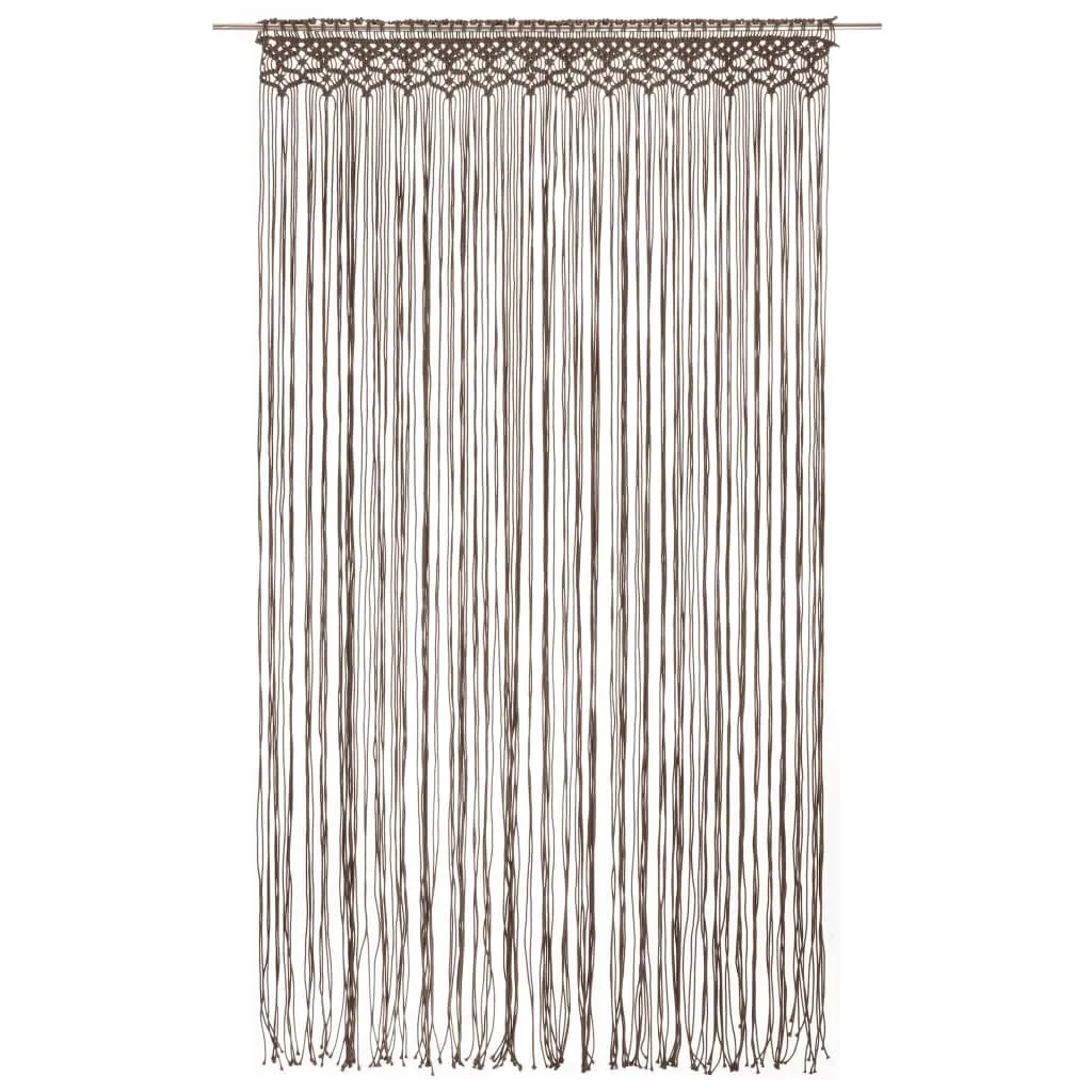 Tenda Macramè VidaXL 140x240 Cotone - Decorazione Murale e Divisorio