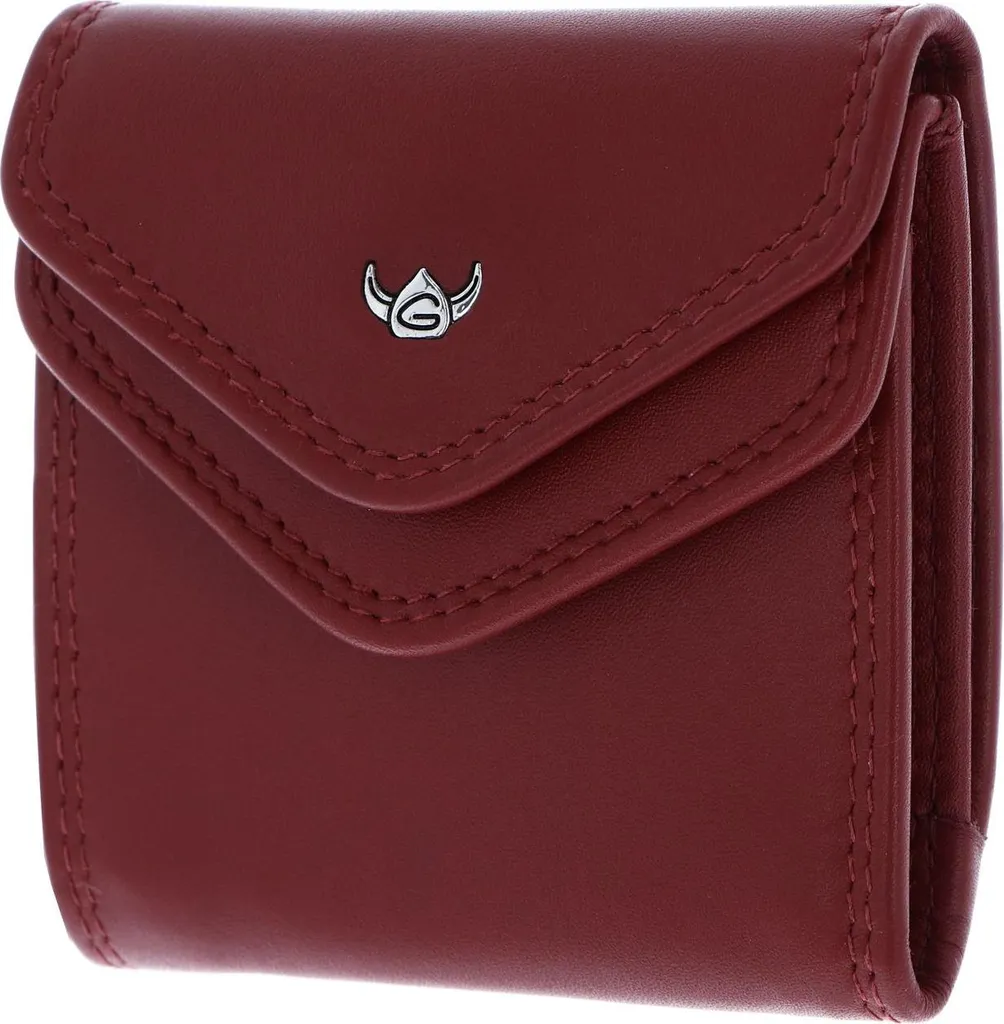 Porte-monnaie compact Golden Head Polo rouge 1005 : fini le désordre