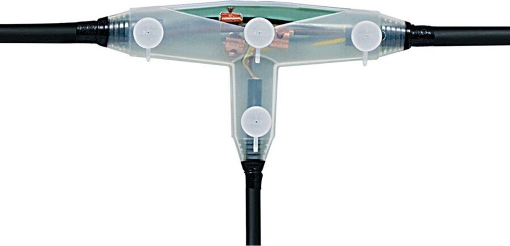 HellermannTyton Abzweigmuffe T-3 PUR33-GN-SF 435-12071