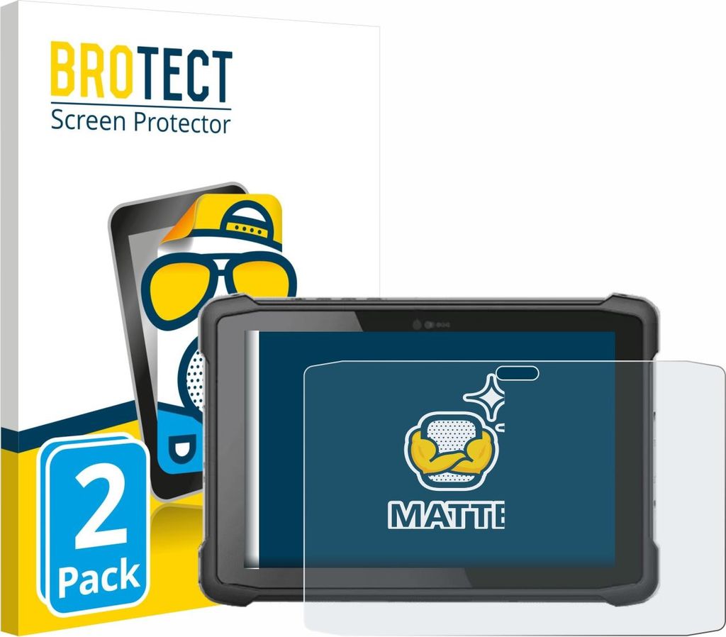 2x BROTECT Schutzfolie für Hematec SolidTab G99 10" Displayschutz Displayschutzfolie Folie Matt Entspiegelungsfolie
