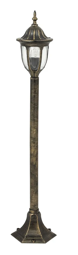 Luminaire extérieur anti-corrosion Milano or antique culot E27 8375