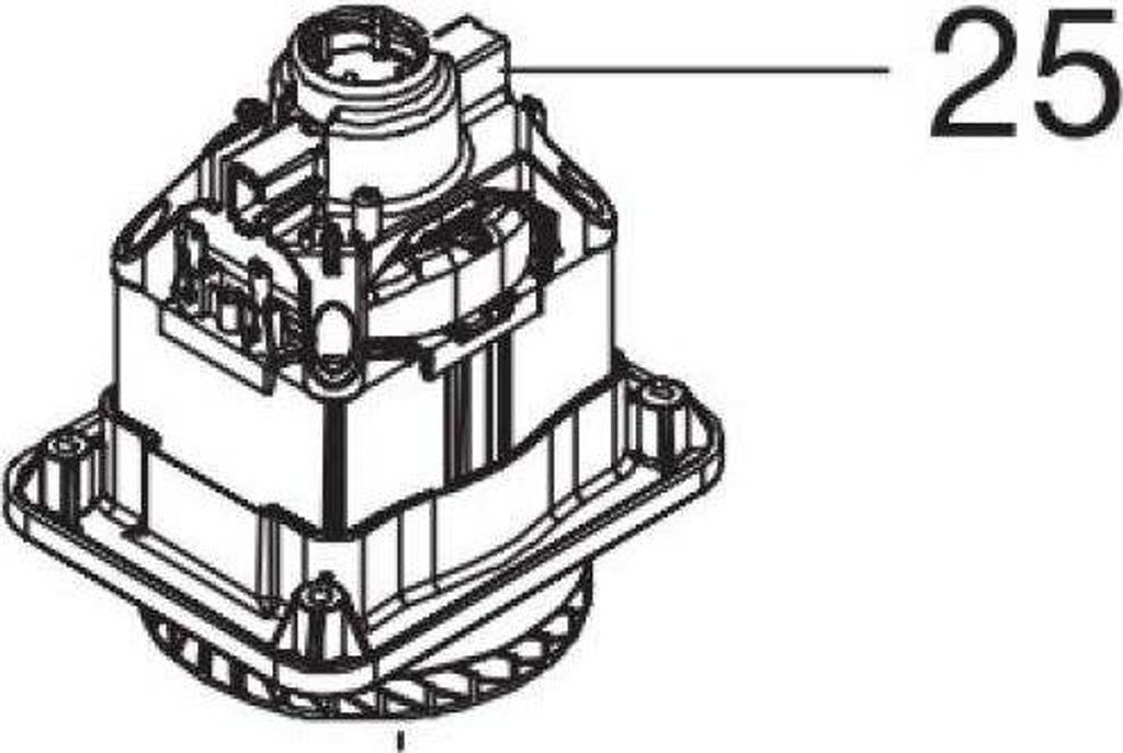 Kompletter Motor Gardena 1200/32 5032 / 1200w