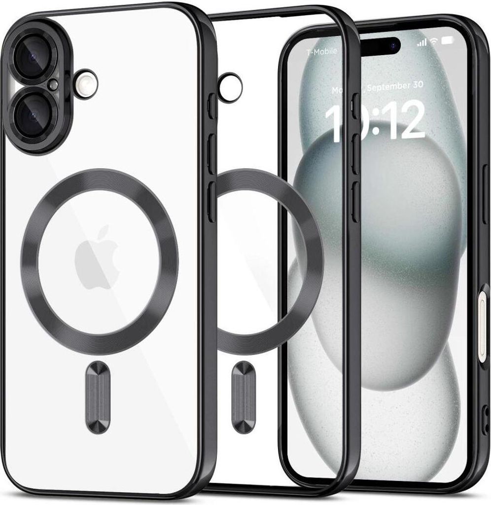 Tech-Protect Magflex Magsafe Iphone 16 Glänzend Schwarz Produktbild 