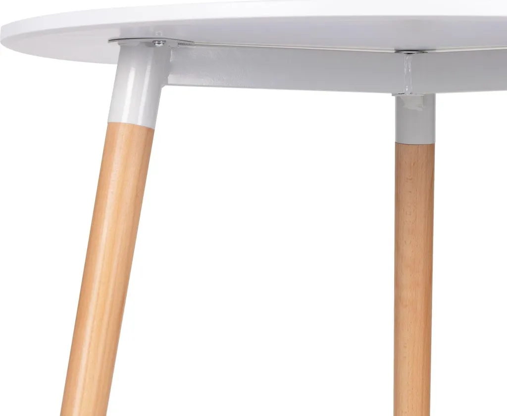 Table en bois 80cm gain de place : la solution pour petits appartements - 4
