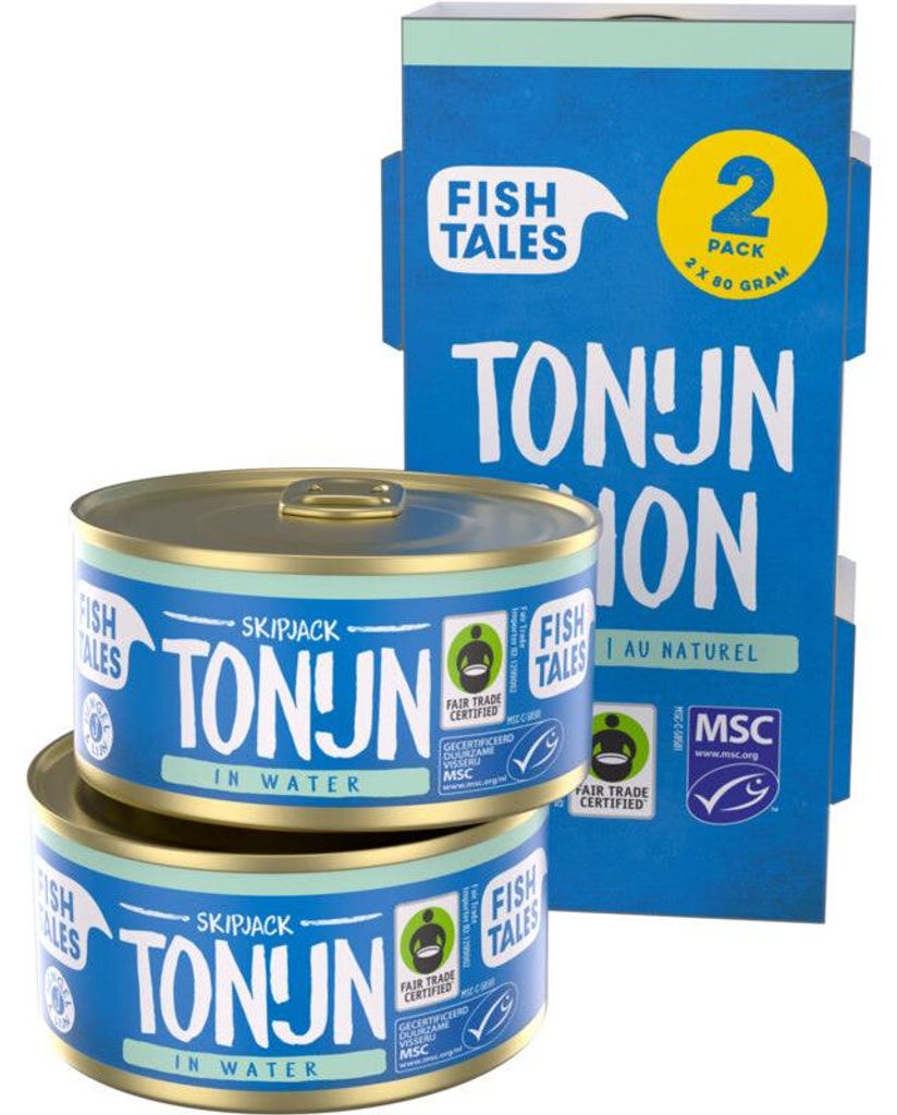Fish Tales Listao dans l'eau 160g, paquet de 2 Image du produit 