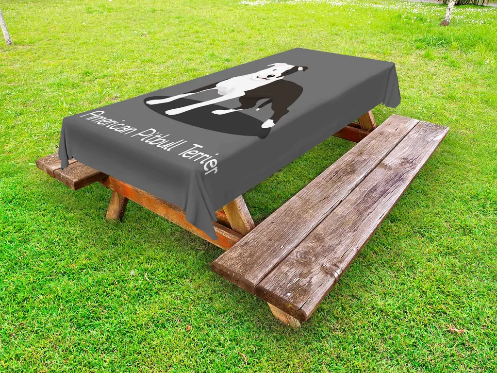 Tovaglia Artistica Pitbull 145x210 cm | Grafica Outdoor Unica