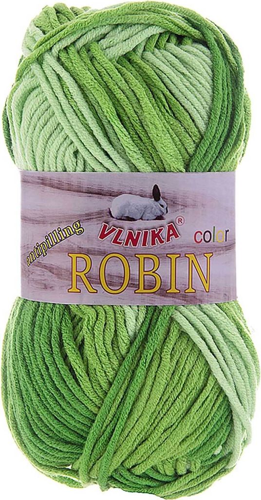 100g Farbverlaufsgarn Robin Color Antipilling Strickgarn Winterwolle Häkelgarn