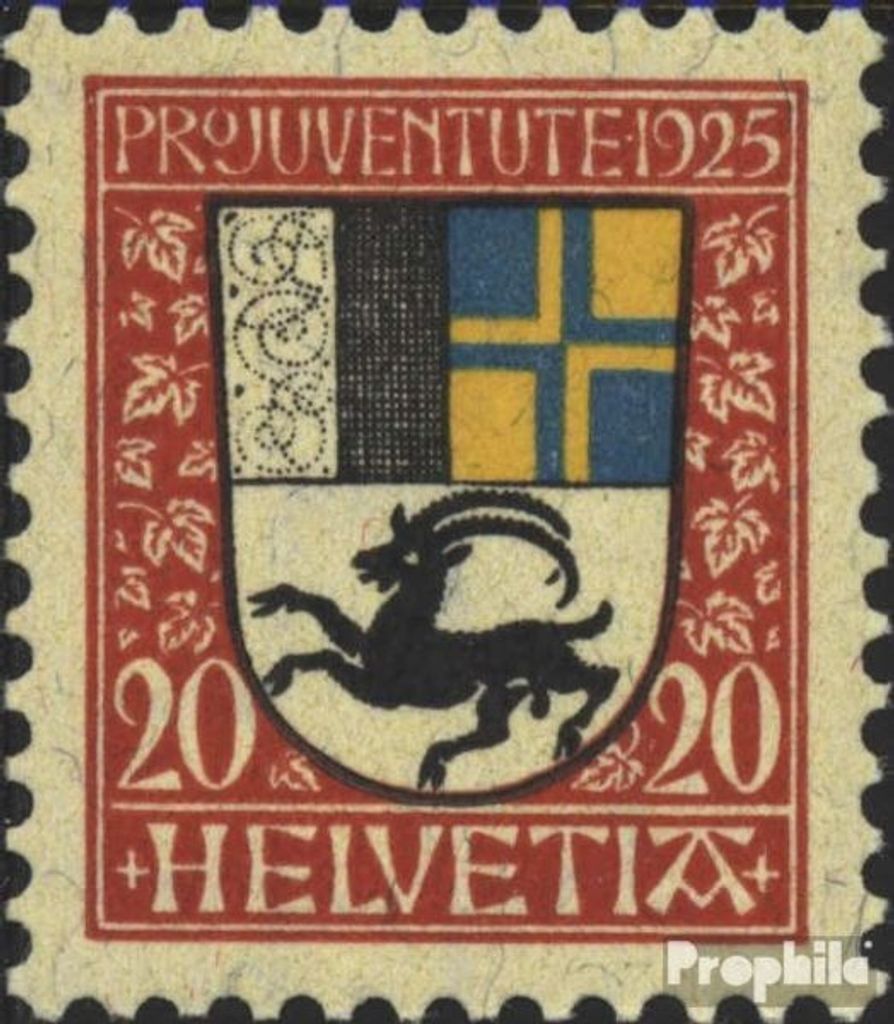 Briefmarken Schweiz 1925 Mi 216 postfrisch Pro Juventute