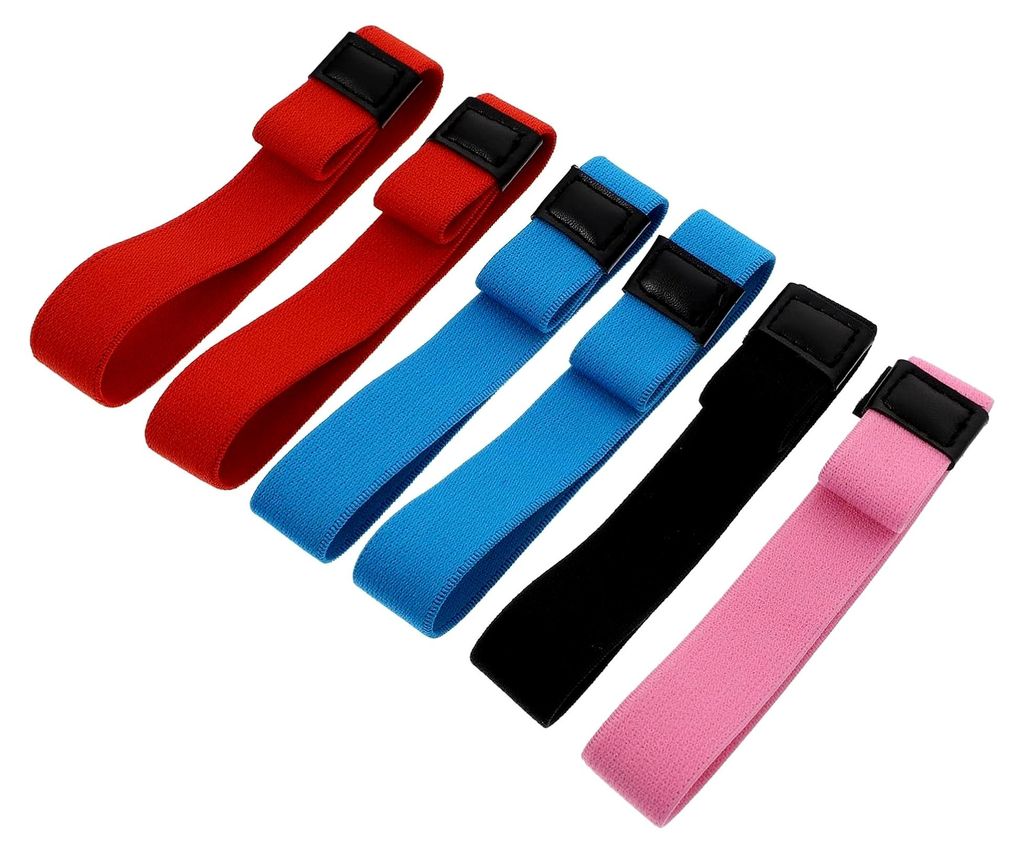 6 Stück Elastische Bento Kasten Gurte Bunt Verstellbare Lunchbox Befestigung Lebensmittelechte Flexible Träger für Brotdosen Umfang 35-43 cm Kü...