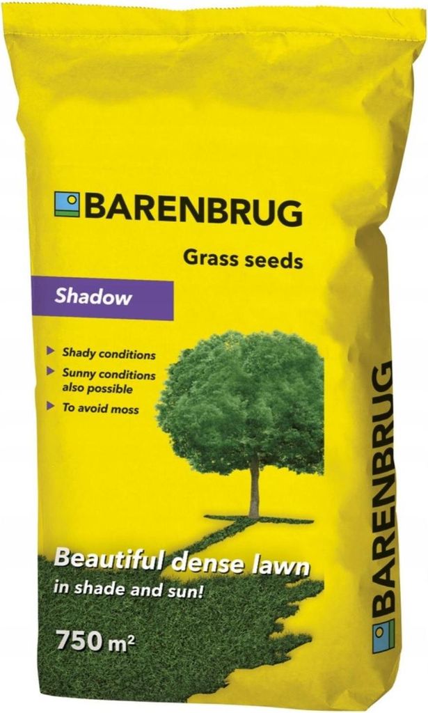 Selbstverdichtender Rasen BARENBRUG für schattige Flächen Shadow 15 kg