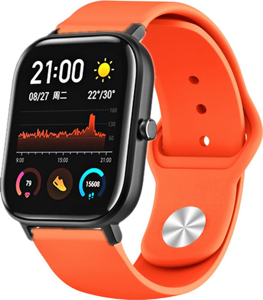 Strap-it Xiaomi Amazfit GTS Sportarmband (Orange)