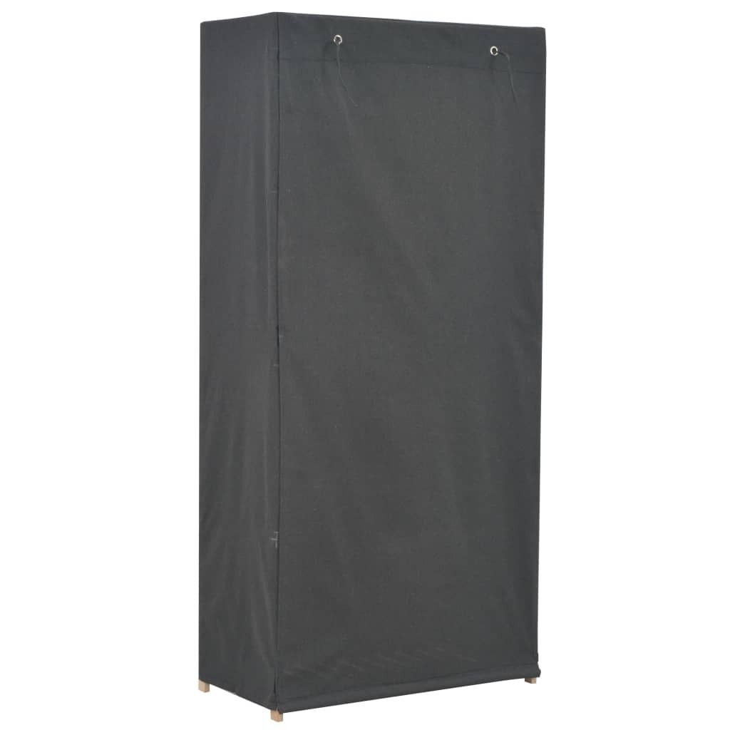 Hochwertigen Möbel Kleiderschränke - Grau Kleiderschrank Grau 79x40x170cm Stoff NEU9329037