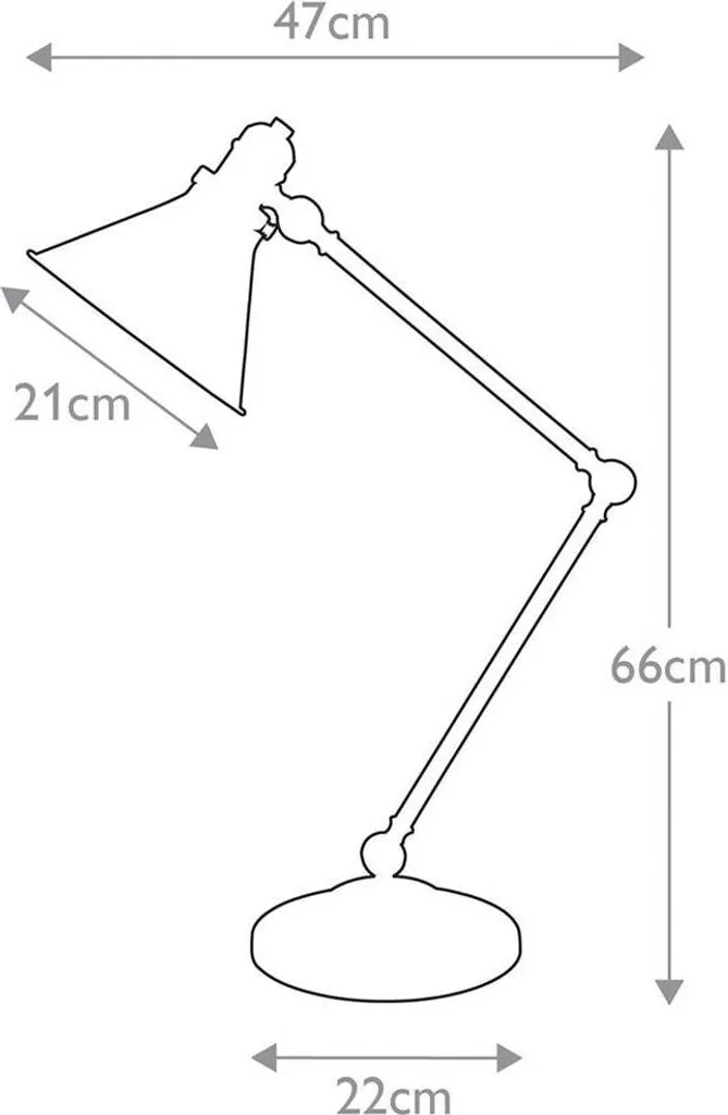 Lampe Provence Elstead Nickel Poli - Éclairage de bureau ajustable 59cm - 10