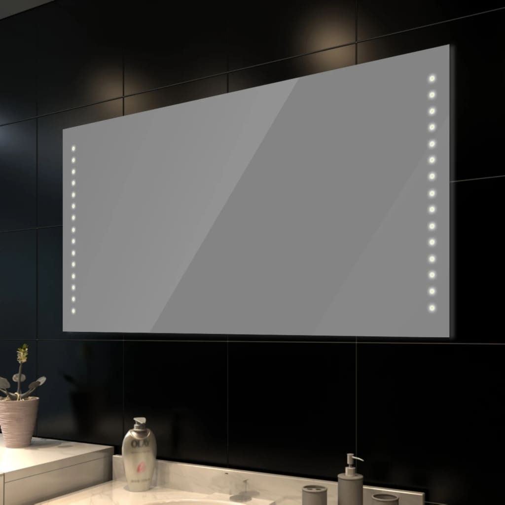 vidaXL Koupelnové zrcadlo s LED světly 100×60 cm Obrázek produktu 