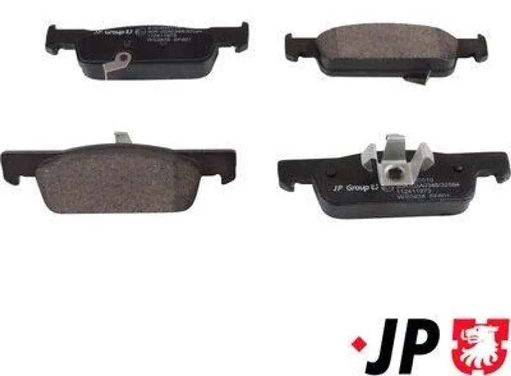JP GROUP Jeu de Plaquettes de Frein pour SMART FORTWO 453 6163600510