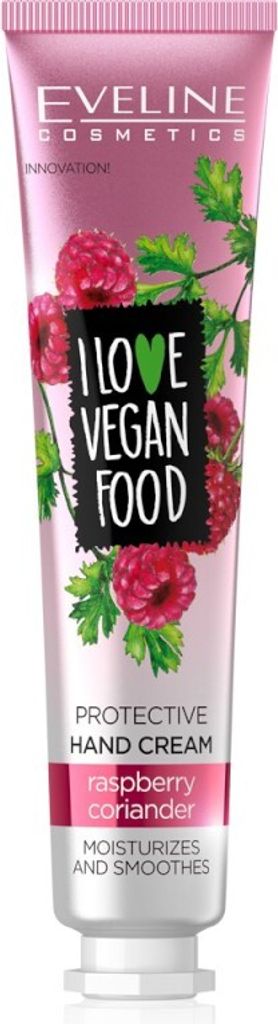 Eveline Cosmetics I Love Vegan Food Raspeberry and Corriander Hand Cream 50ml