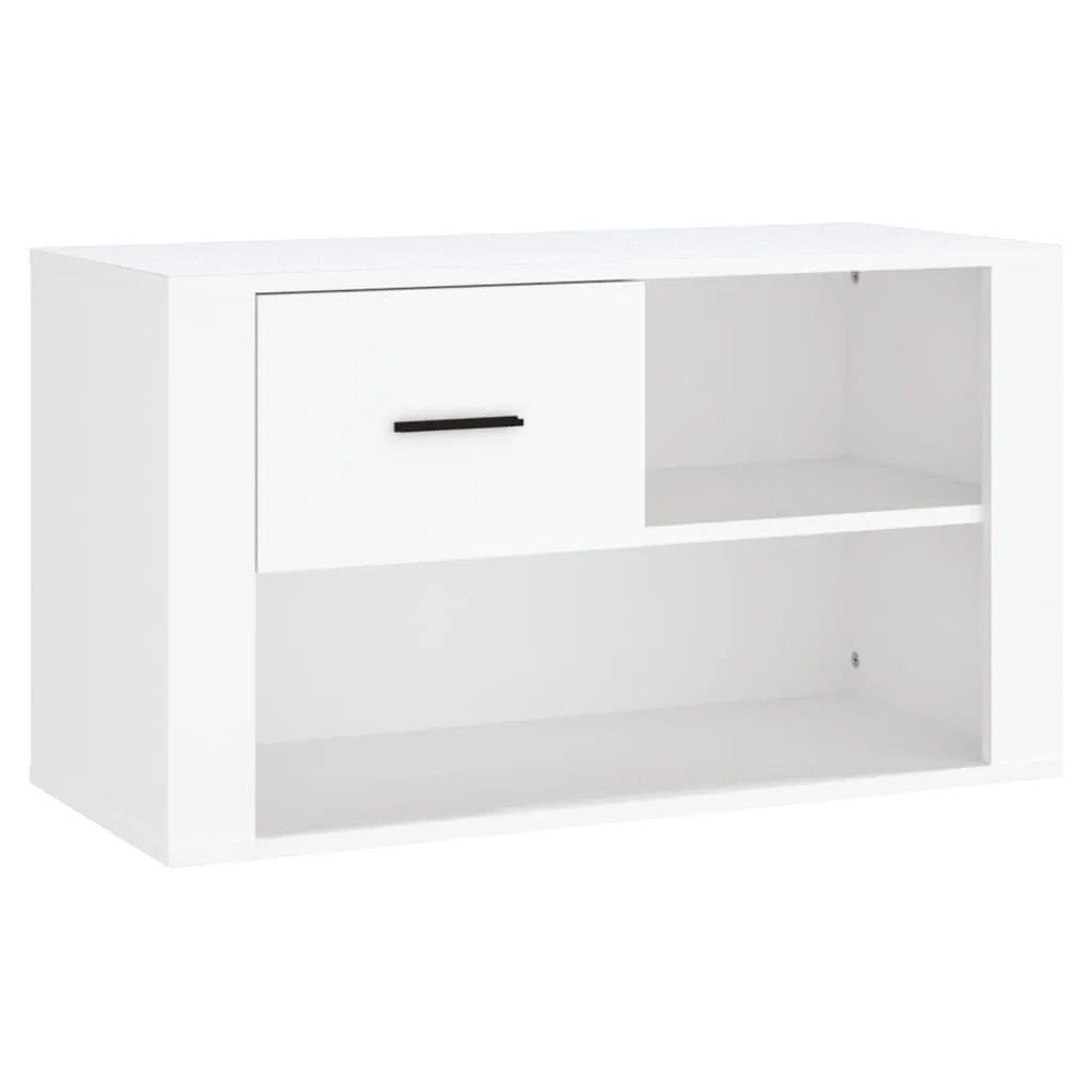 Scarpiera Moderna Bianca 80cm vidaXL - Design Minimal per Corridoio
