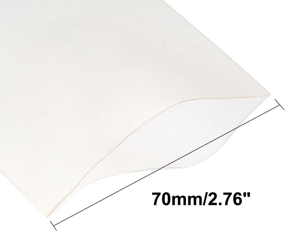 2m L?nge PVC Schrumpfschlauch 70mm Flachbreite, Batterie Ummantelung Schrumpfschl?uche Transparent, W?rmeschrumpf Isolierschlauch Wasserdicht Schut...