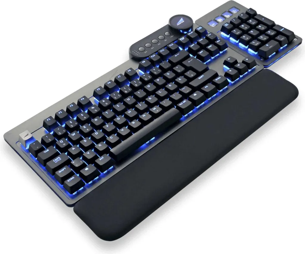 Clavier Gaming AZERTY Mountain Everest Max avec Switchs MX Speed Gray