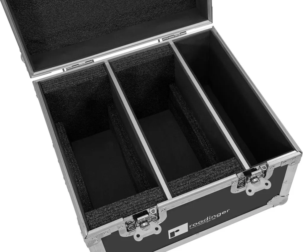 ROADINGER Flightcase 2x LED PLL-384 renforcé avec profilés aluminium