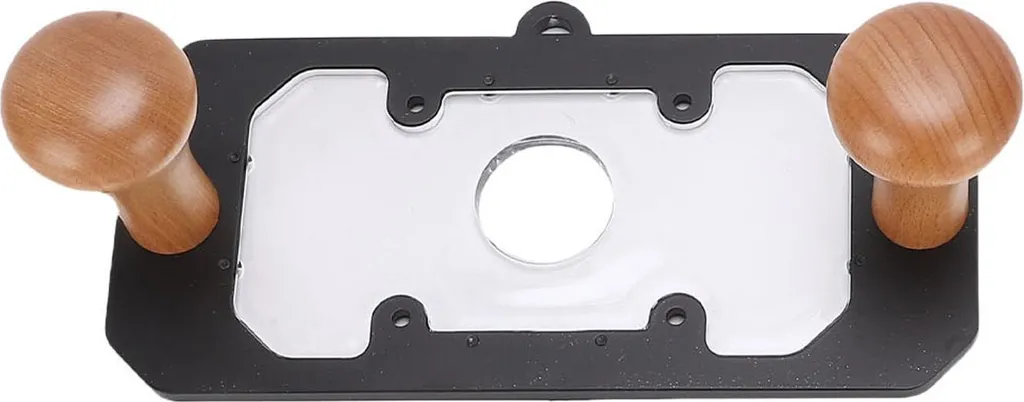 Base défonceuse 65mm anti-éclat avec plaque réversible et capot clair - 13
