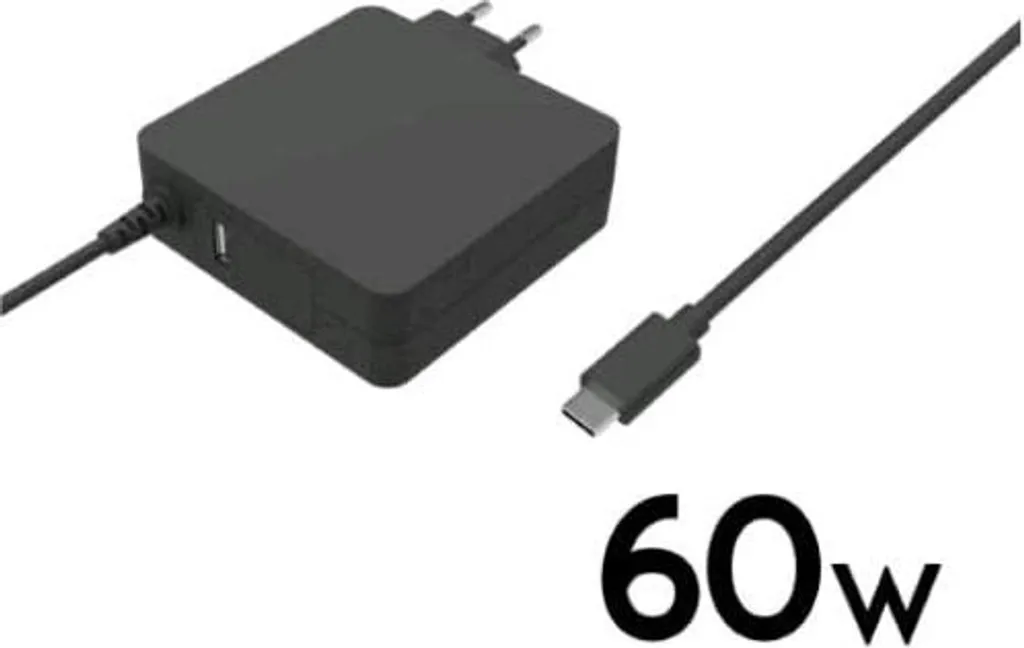 Caricatore Rapido Nilox 60W USB-C PD - Alimentatore Universale Notebook