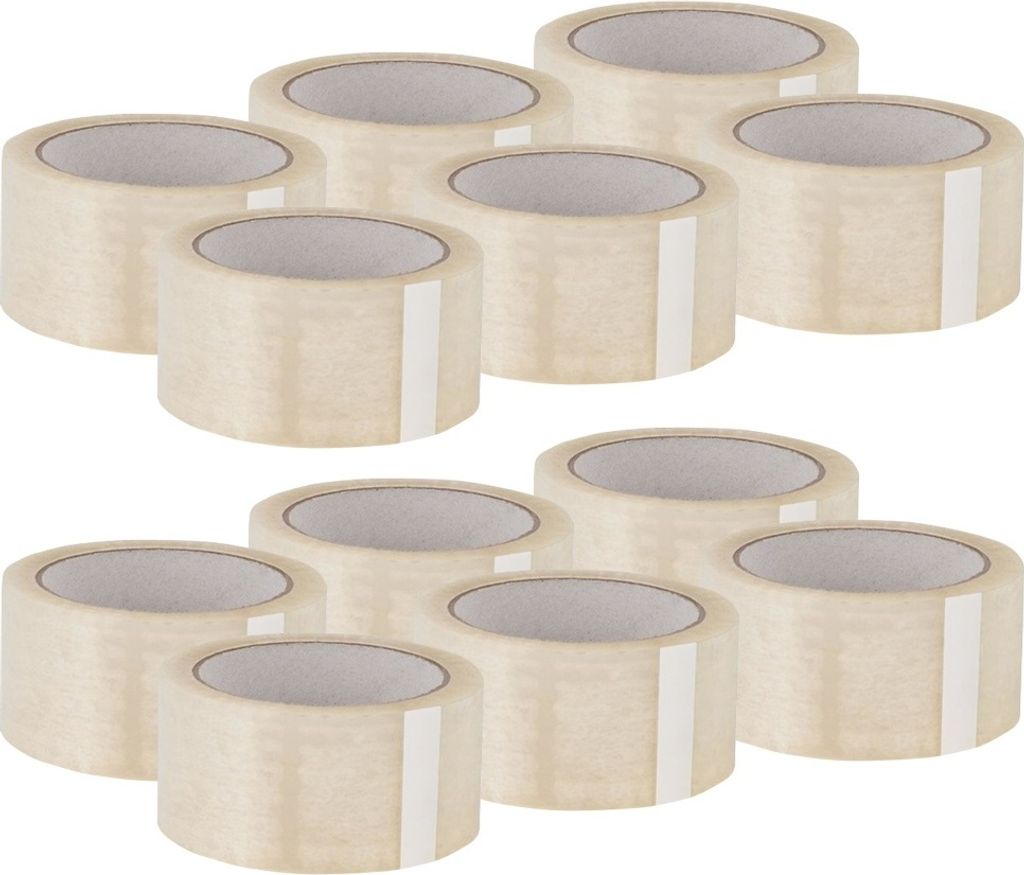 12x Klebeband Packband Paketband PP 48 mm x 66 m Paket Band Produktbild 1
