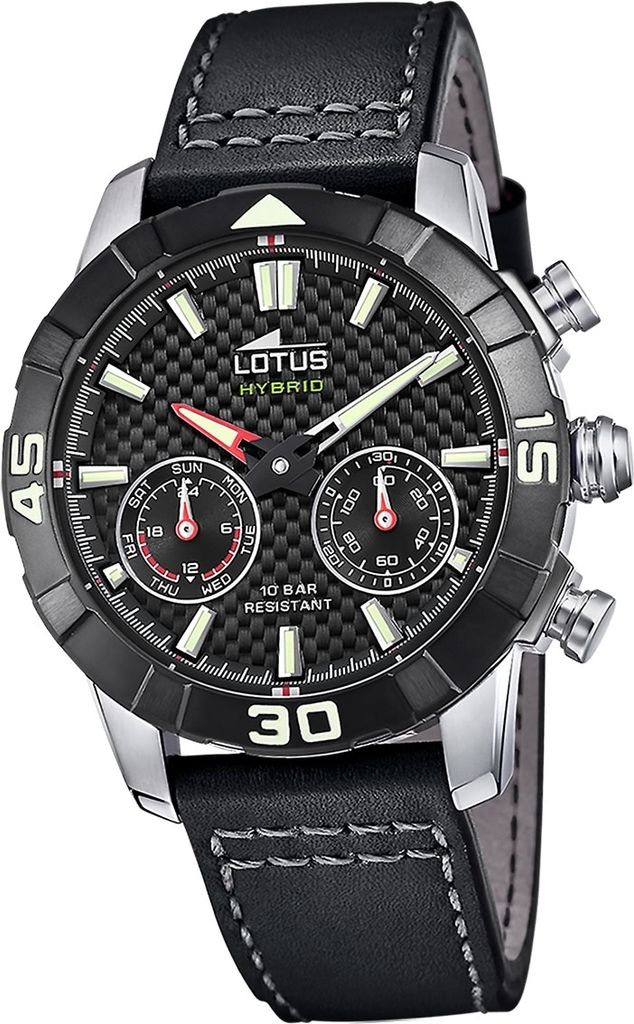 Lotus Leder Herren Uhr Armbanduhr schwarz Sport Elegant Classic D2UL18811/2