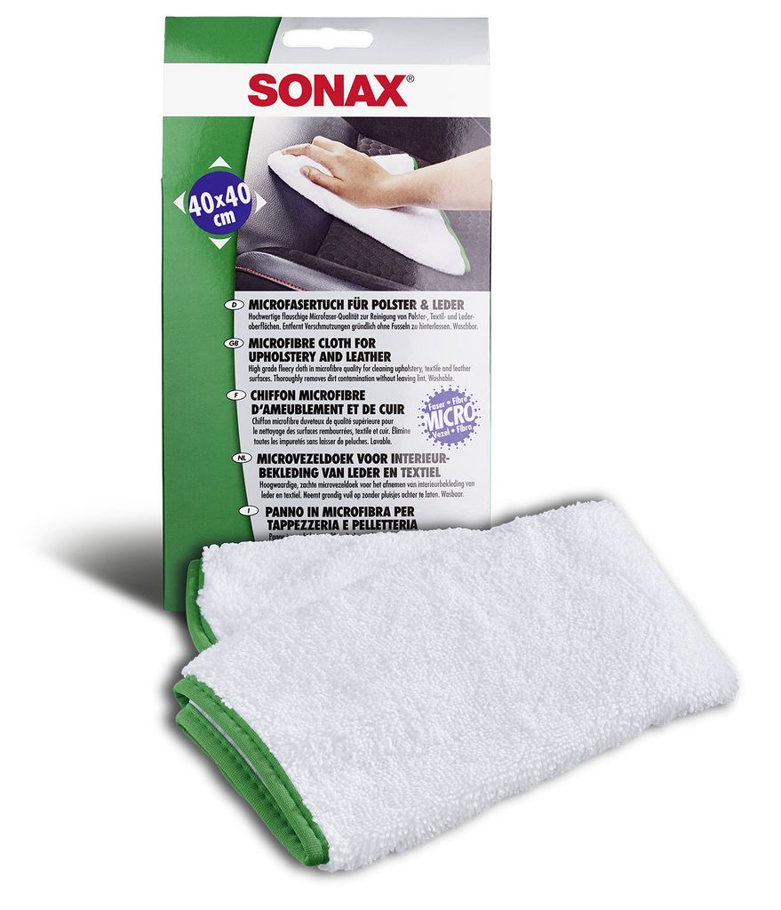 SONAX Chiffon en microfibre pour rembourrage et cuir 40 x Image du produit 