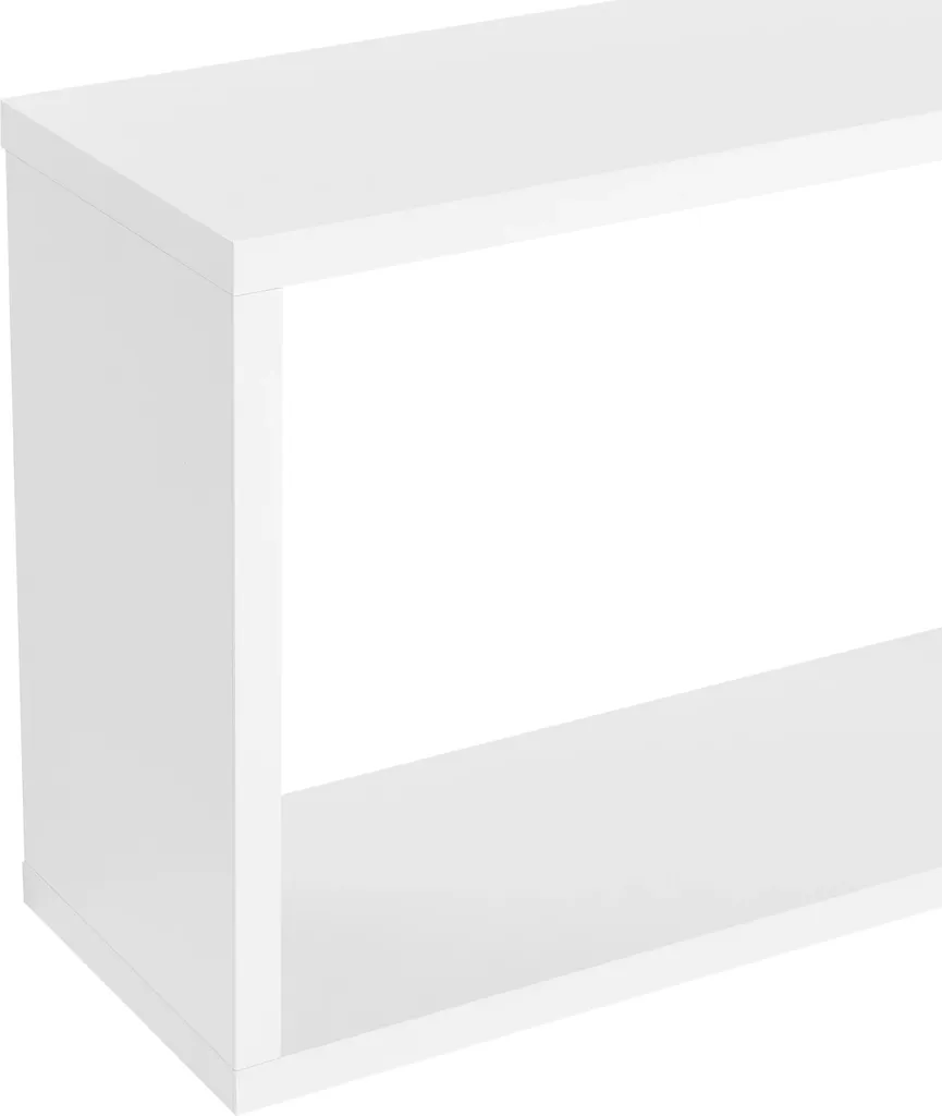 Mensole a Muro Design Tod | Set 3 Pezzi Legno Bianco per Living Moderno