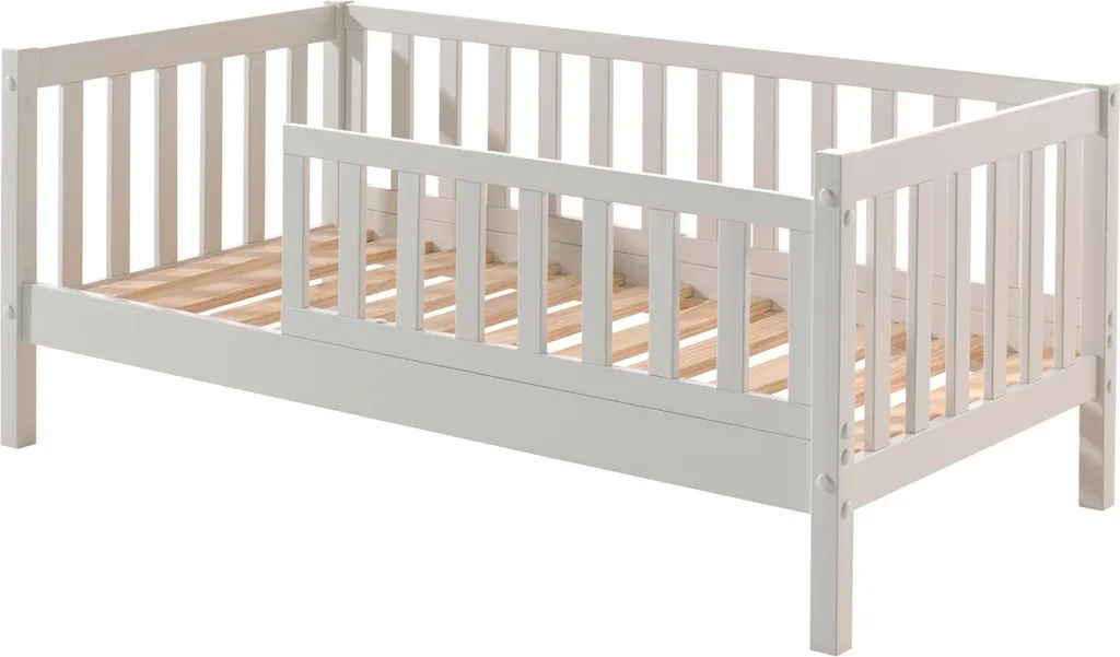 Lit Enfant 70x140cm Bas pour Éviter les Chutes et Faciliter l'Accès
