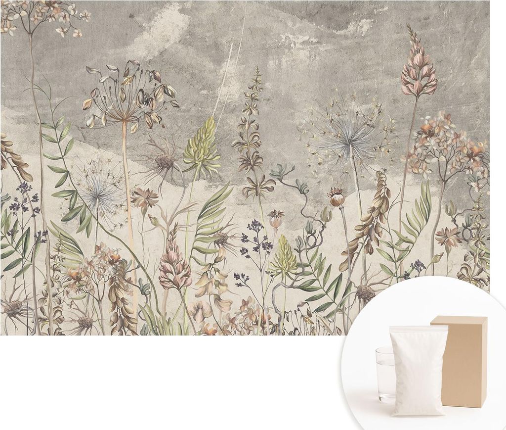 Fototapete - Wandbilder für Wohnzimmer - 152x104 cm - Dekorative Wandfolie - Modernes Design für Wanddekoration - Tapeten für Innenräume - Wild...